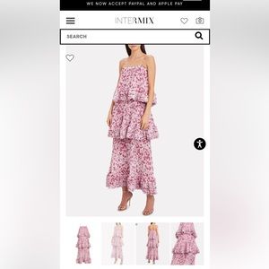 Amur Nicola floral tiered dress